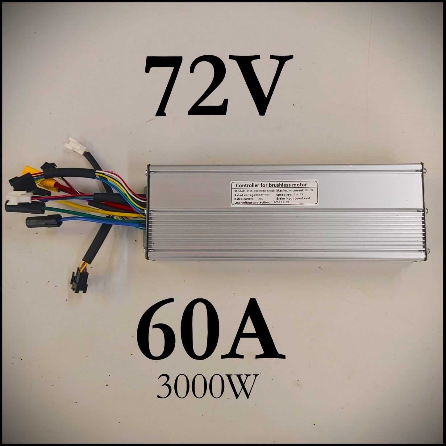72V 60A Controller - Brushless - KT (Kunteng)
