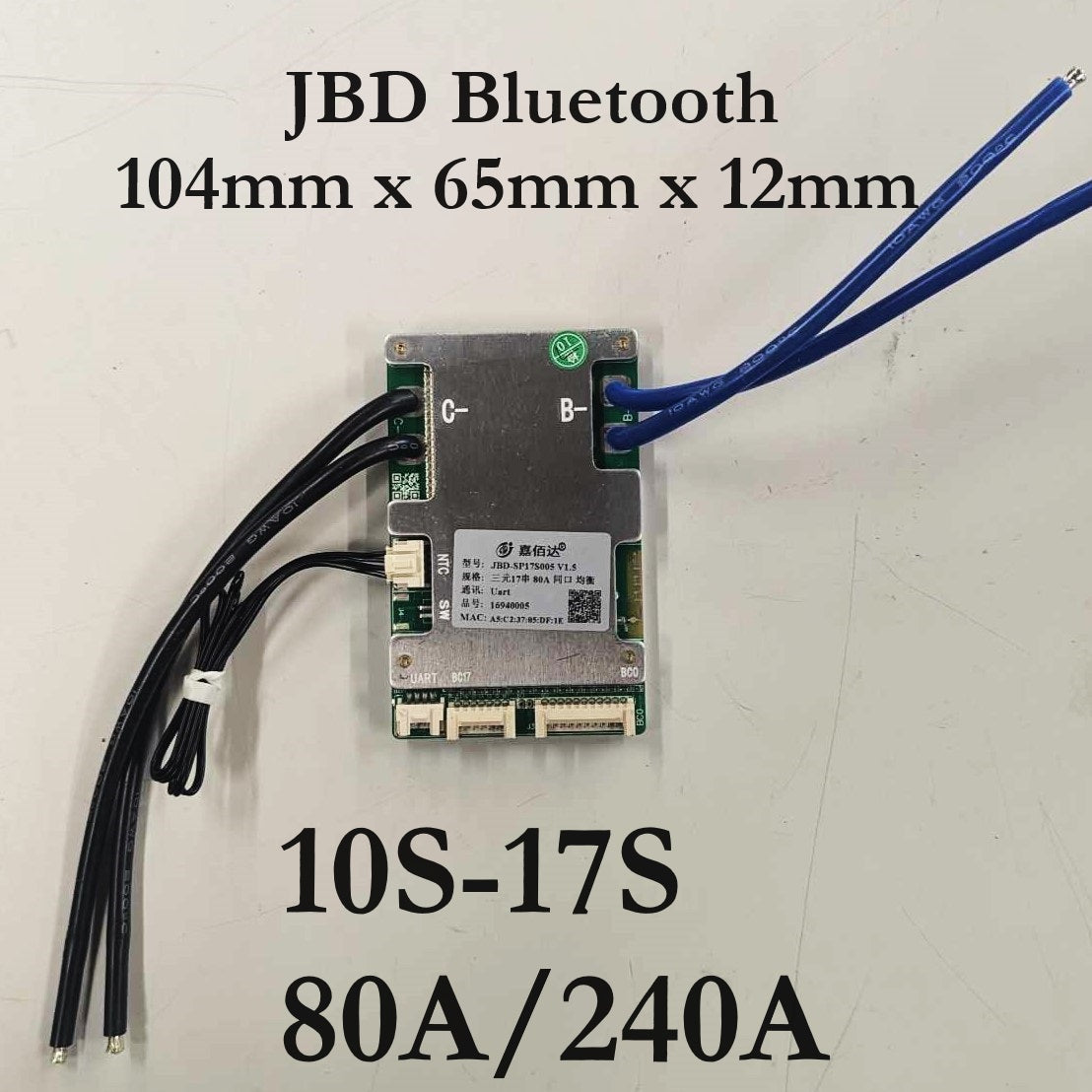 BLUETOOTH BMS - ALL UNITS (ANT + JBD)