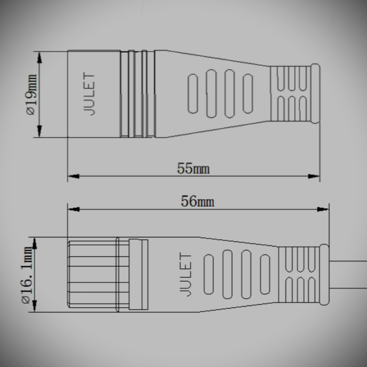 1KW Z916 Extension Cable - 600mm length