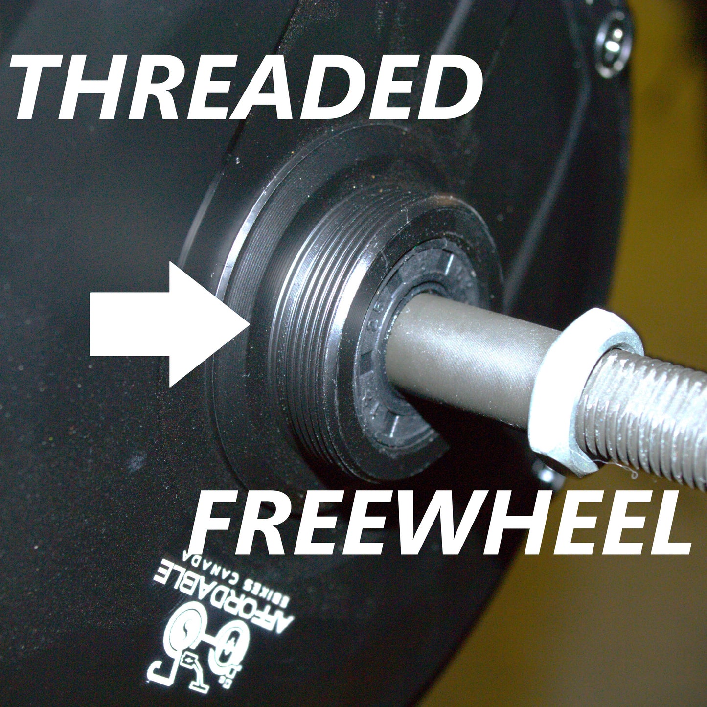 Moteur uniquement – Moteur à moyeu arrière (cassette) de 500 W.