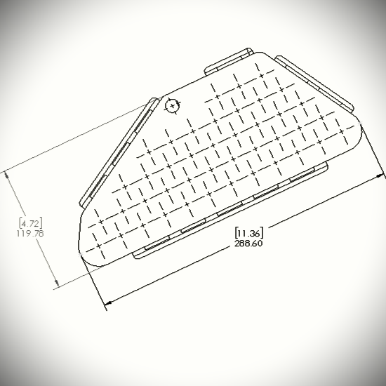 Compact Triangle (Hard Case) Battery - 36/48/52 Volt