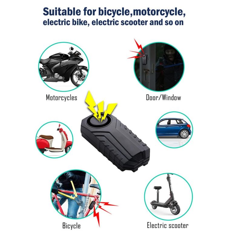 ALARM SYSTEM - Vibration Sensing - Anti Theft! Keep your bike Safe!