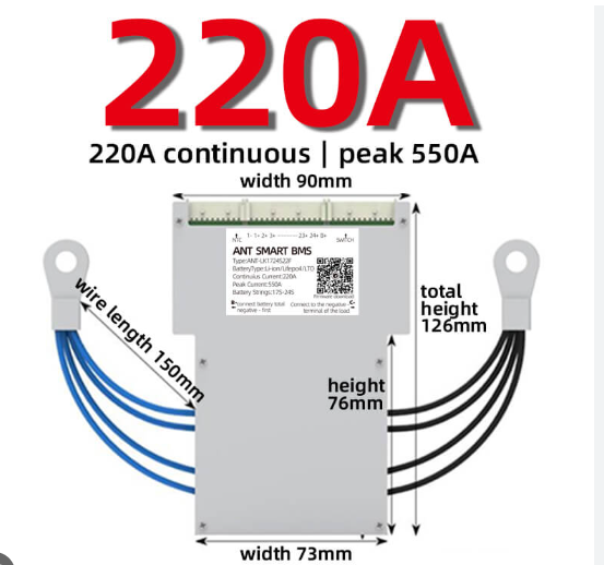 Battery - High Output - 72V 50AH Molicel for Stealth Bomber