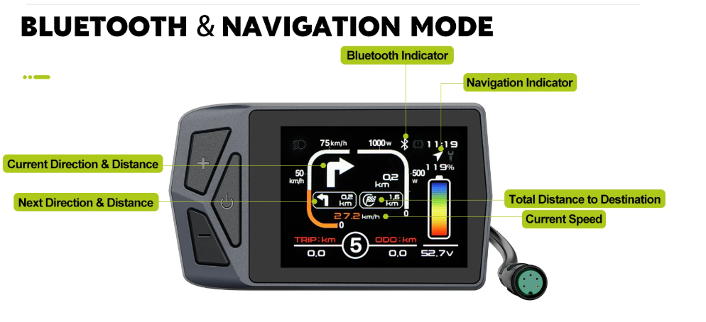 1000W CAN BBSHD 48V / 52V Bafang Mid Drive 68mm