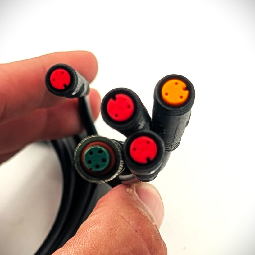 Radpower 1T5 Special Harness - Handlebar Cable (10 Pin BUS with Screw on Display)