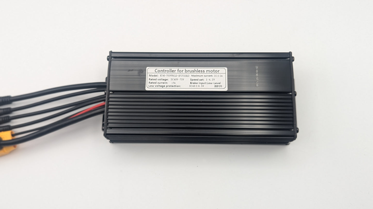 1000W / 1500W KT Motor Controller - 48V / 52V / 60V - 35A Sine Wave Waterproof