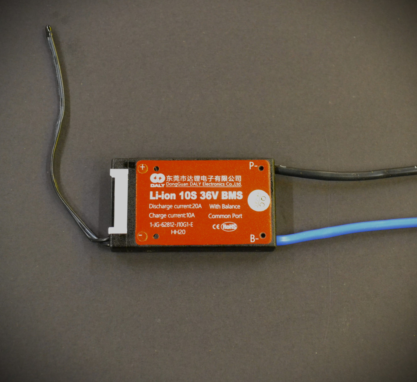 10S 20A - 36V BMS DALY w Temp Probe
