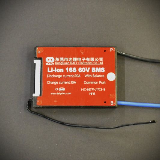 16S 20A - 60V BMS DALY w Temp Probe