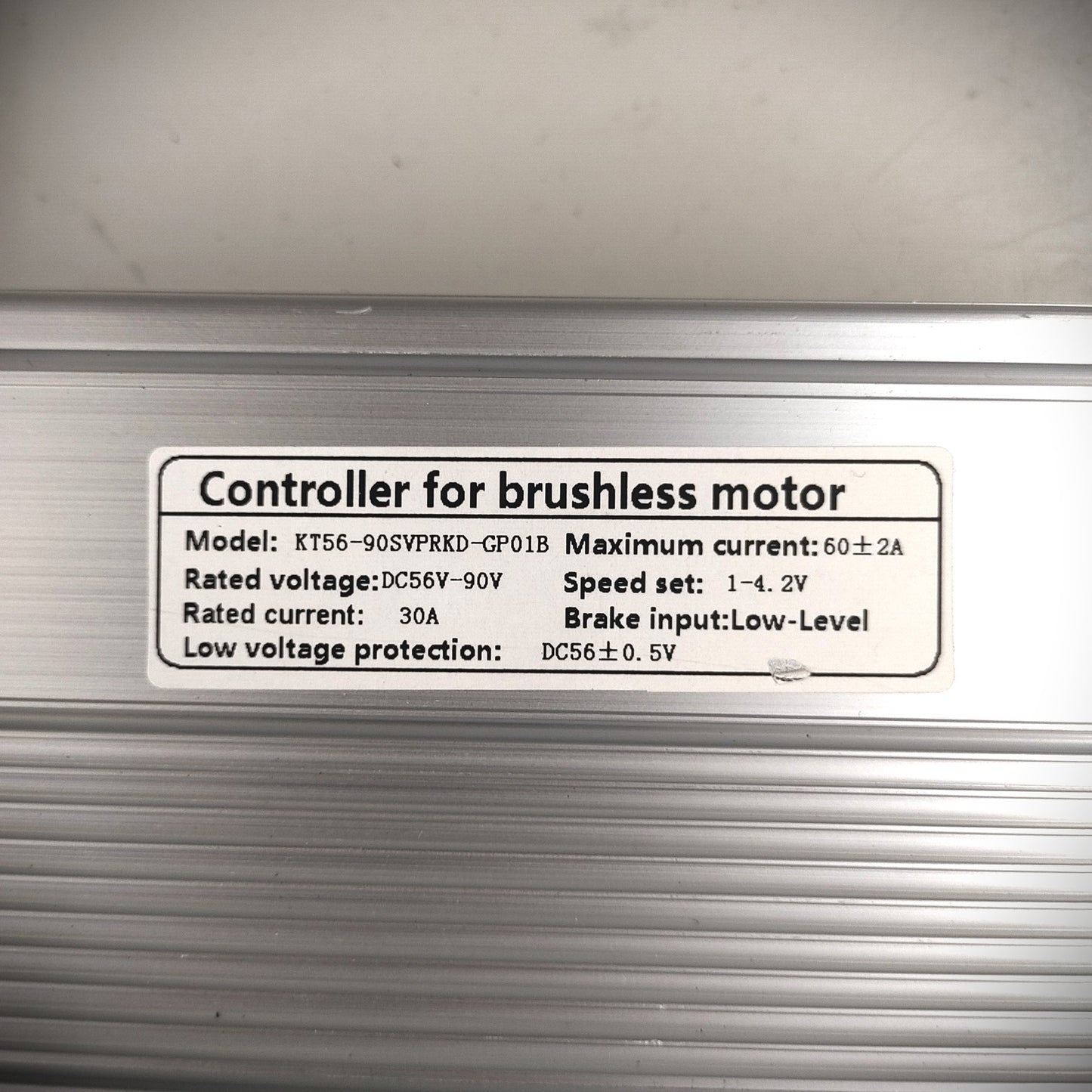 72V 60A Controller - Brushless - KT (Kunteng)