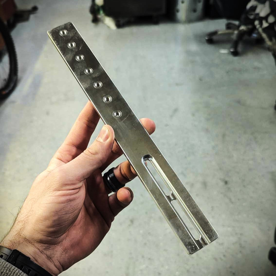 CNC Machined Battery Relocation Bracket