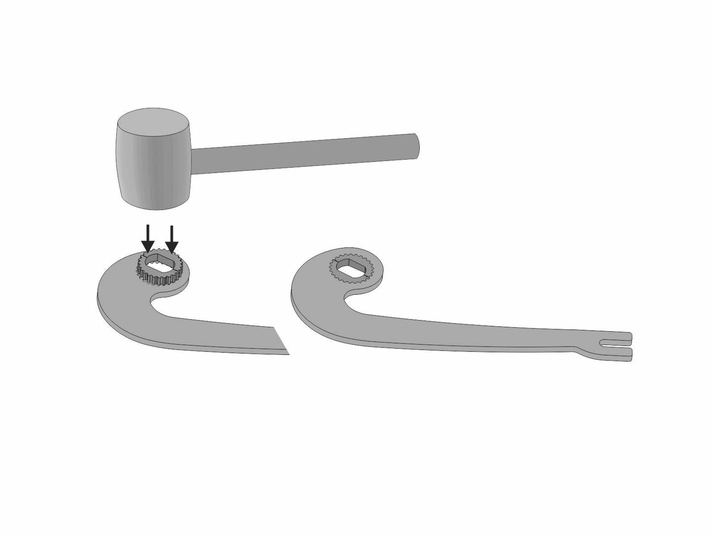 Torque Arm - Grin Tech V6 - Non Clamping - 12mm 14mm 16mm