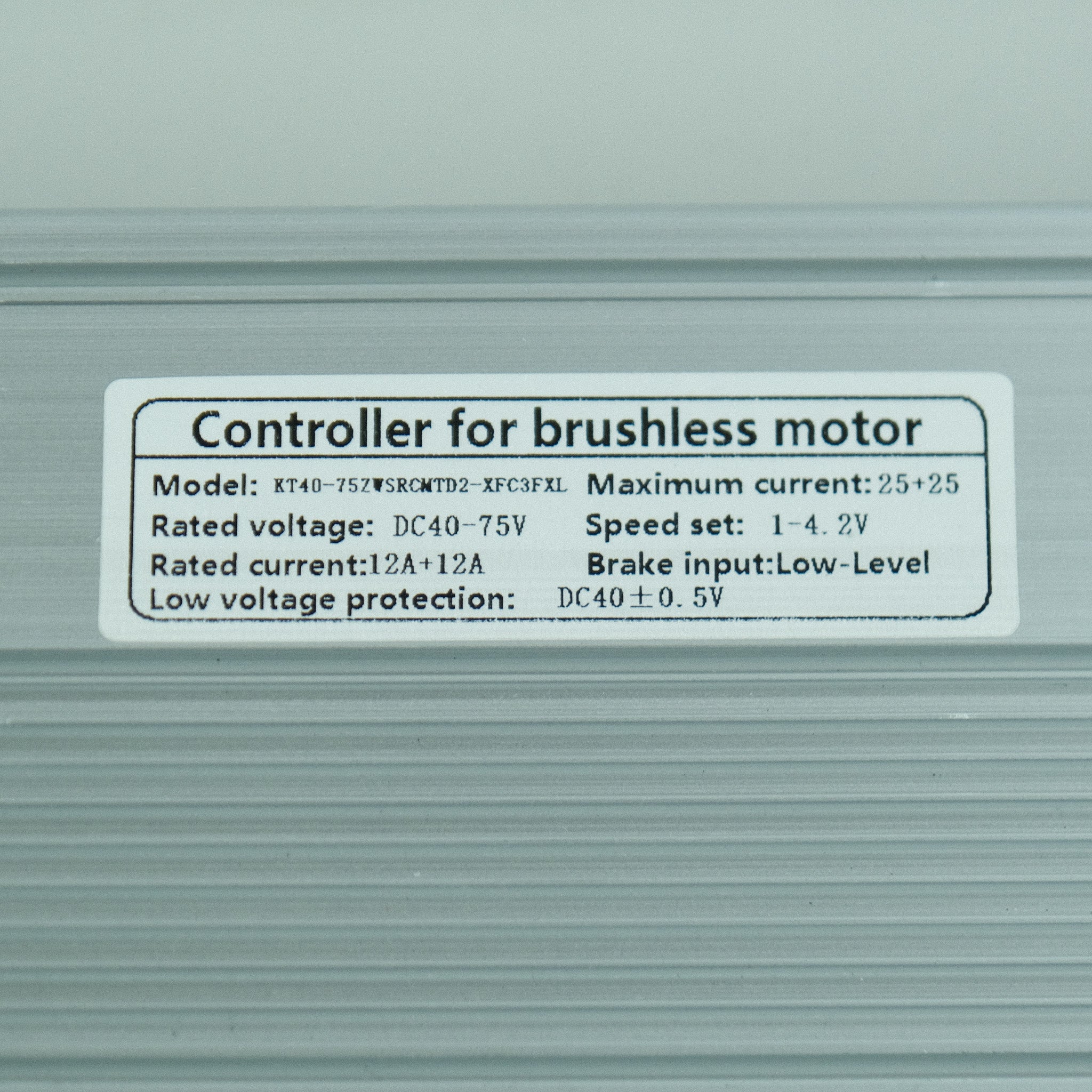 NEW 2024 - KT 25+25A 40-75 Sine Wave WP Brushless Motor Controller (48 ...