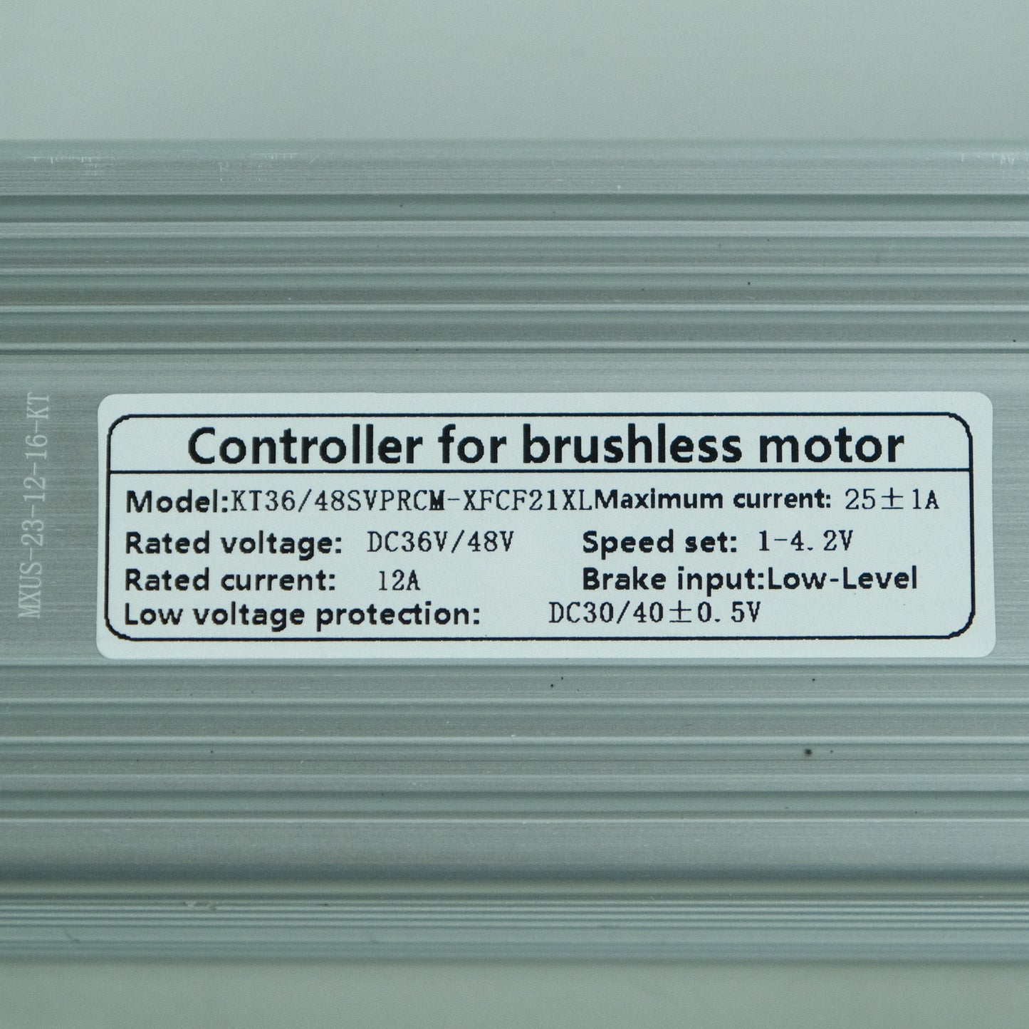 KT 25A 36/48V Sine Wave WP Brushless Motor Controller (works for 52V)