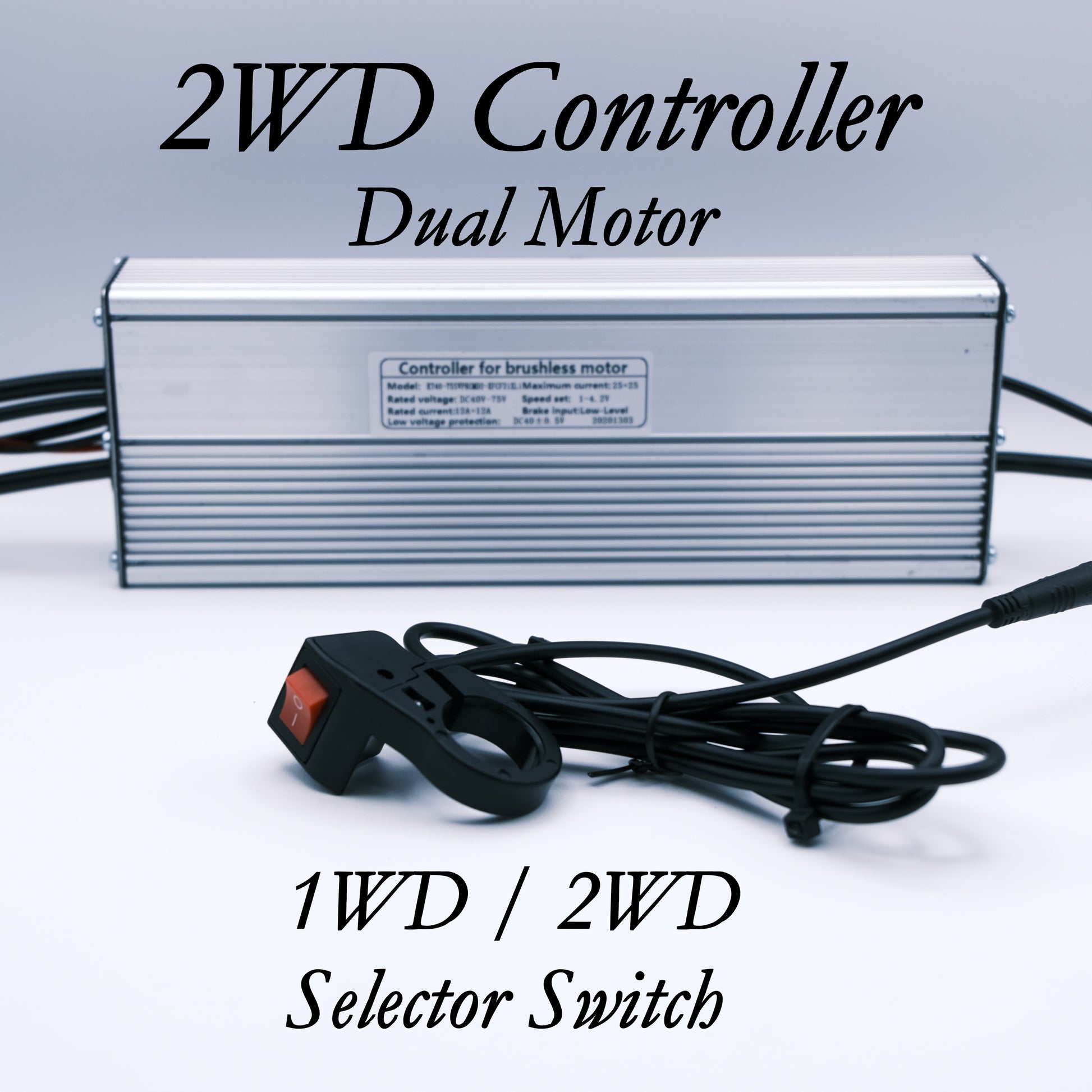 controller elektrofahrrad DUAL Motor Controller -SELECTABLE 2WD - 48 / 52 / 60V