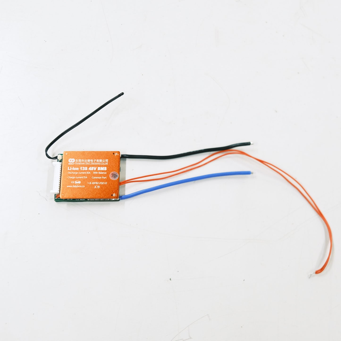13S 30A Small Size DALY BMS - w Temp Probe + Switch Wires