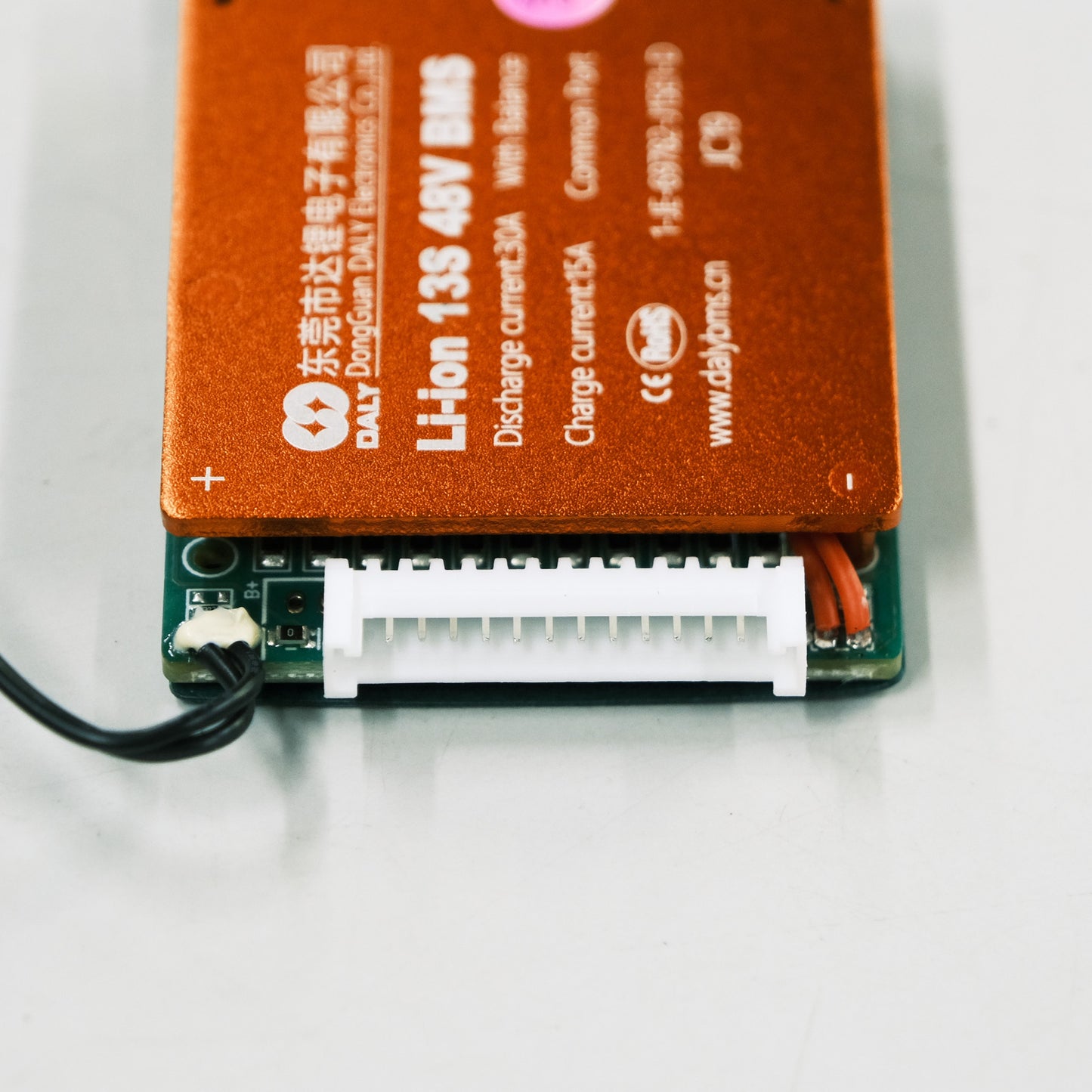 13S 30A Small Size DALY BMS - w Temp Probe + Switch Wires