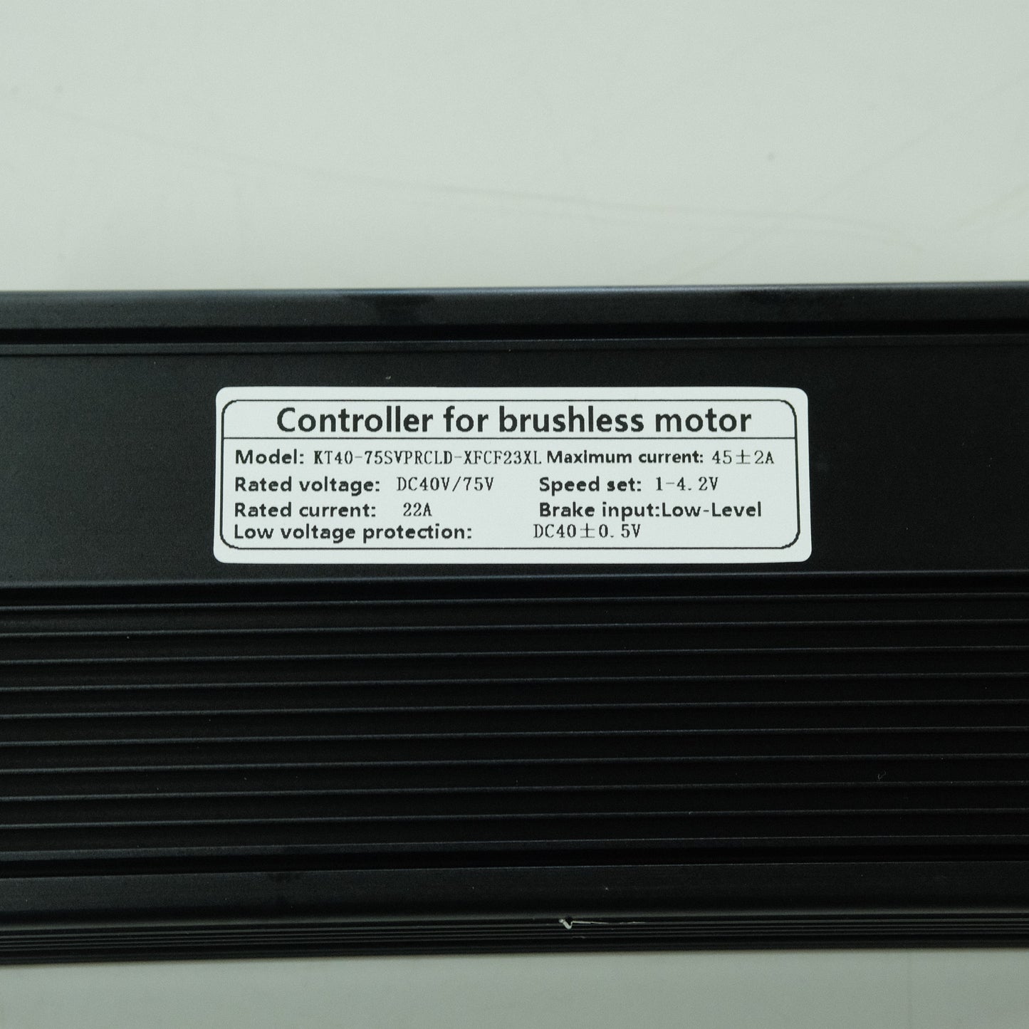OUT OF STOCK - KT 45A 40-75 Sine Wave WP Brushless Motor Controller (48-60V compatible)