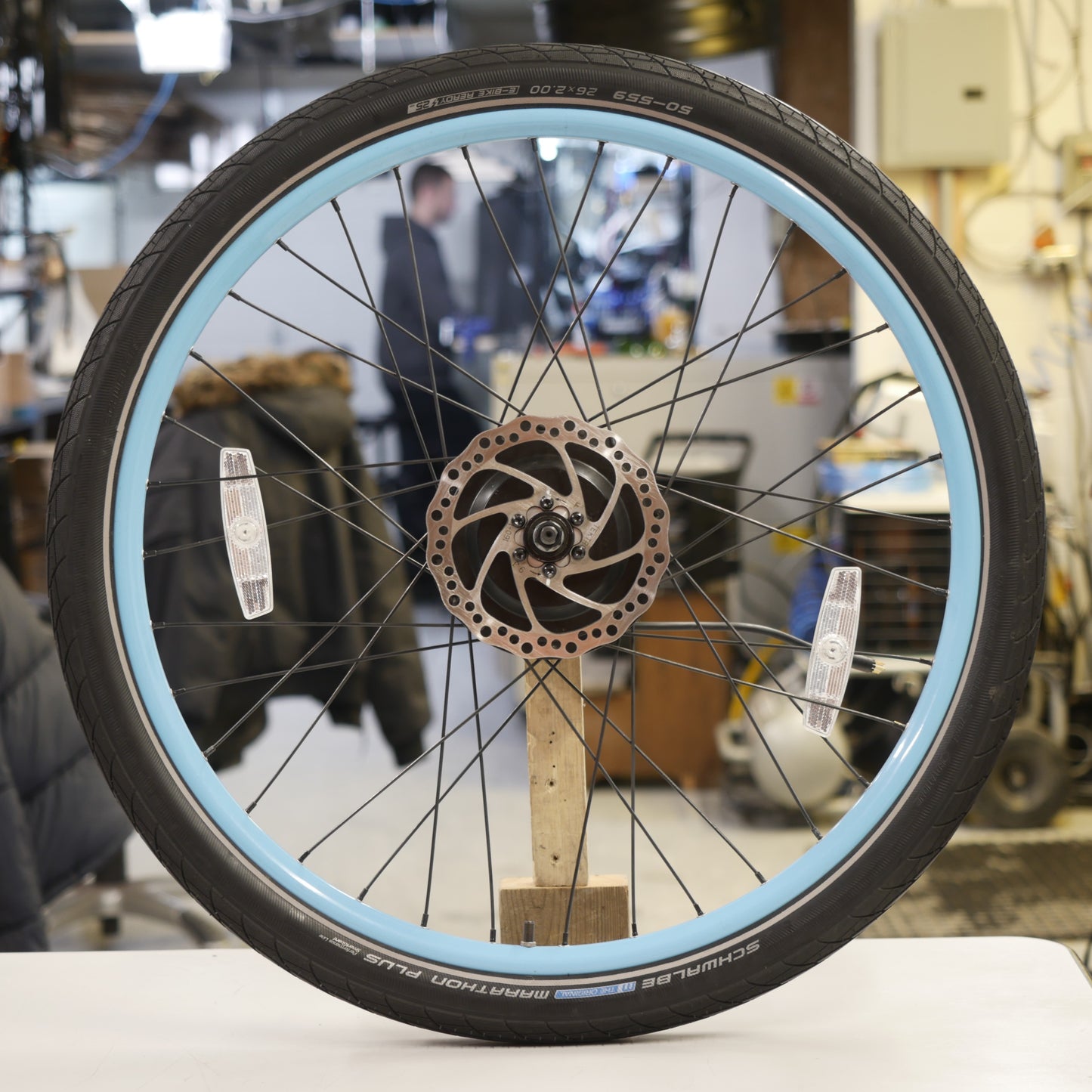 Bafang 350W G020 Front Complete Wheel with Tire 26''