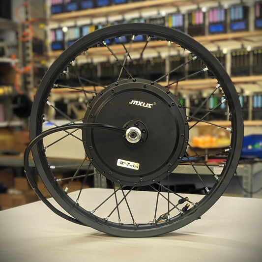 MXUS 3K Turbo - Pre Laced 18'' or 26'' - Stealth Bomber / High Power EBike