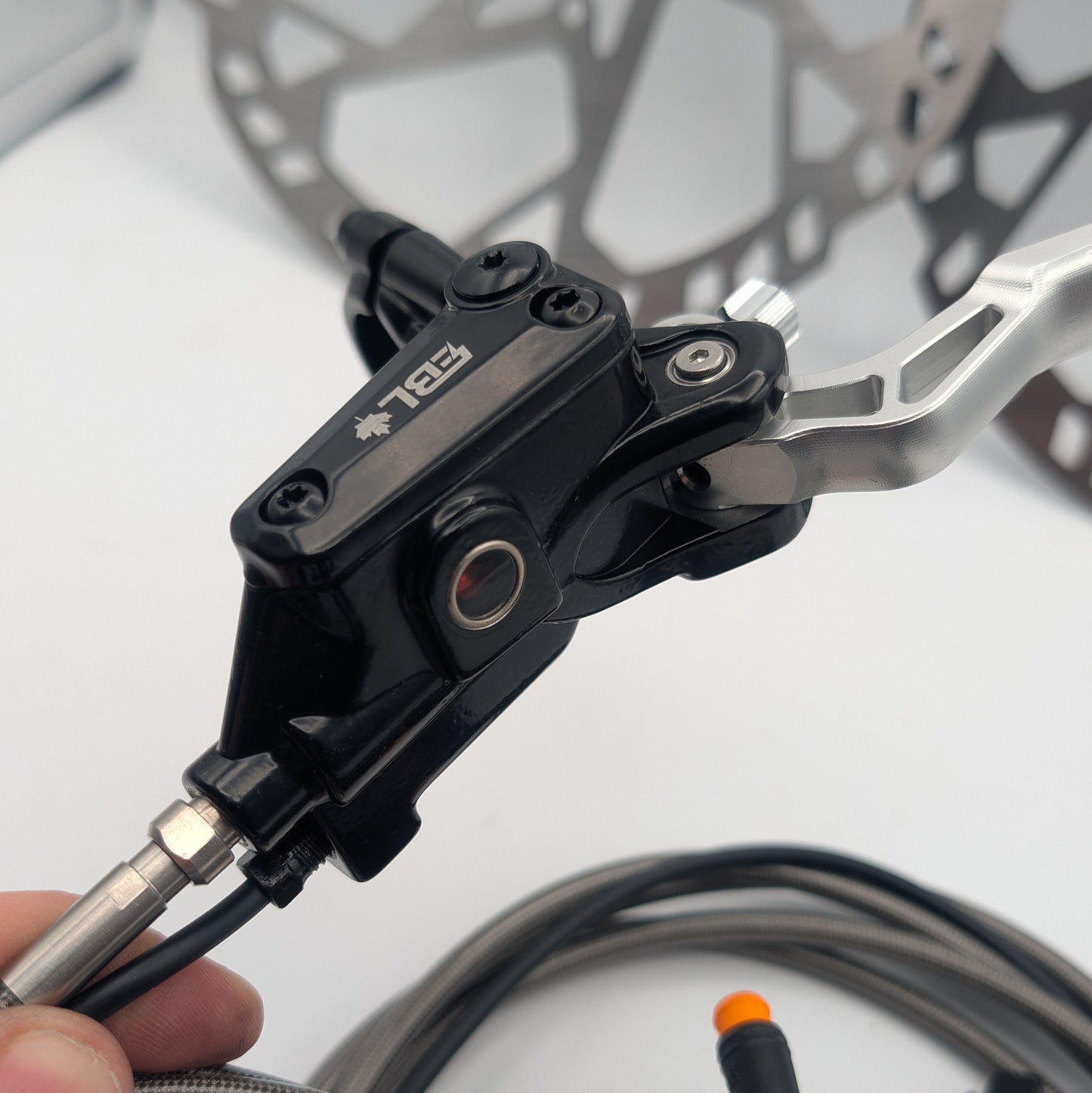 NEW - 4 Piston Hydraulic Moto Spec Brakes + Rotors