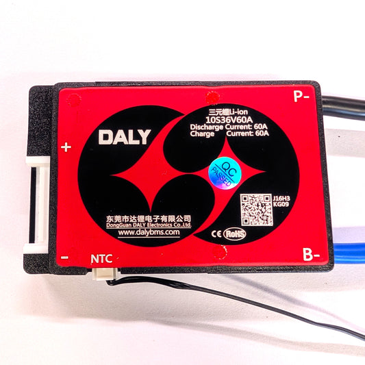 BMS - DALY 10S 60A Lithium Ion - 36V with Temp Probe