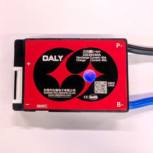 BMS - DALY 10S 40A Lithium Ion - 36V with switch + temp probe