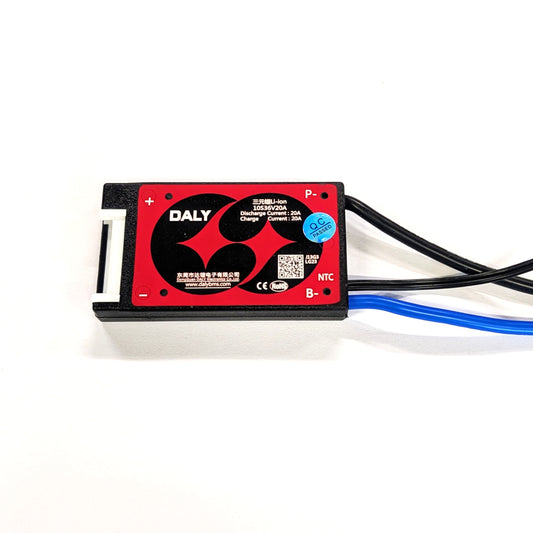 BMS - DALY 10S 20A Lithium Ion - Mini 36V with switch + temp probe
