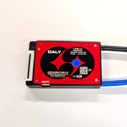 BMS - DALY 14S 40A Lithium Ion - 52V with Temp Probe + Switch Wires