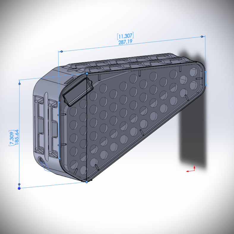 Hard Shell Medium Size Triangle Battery (Bluetooth)
