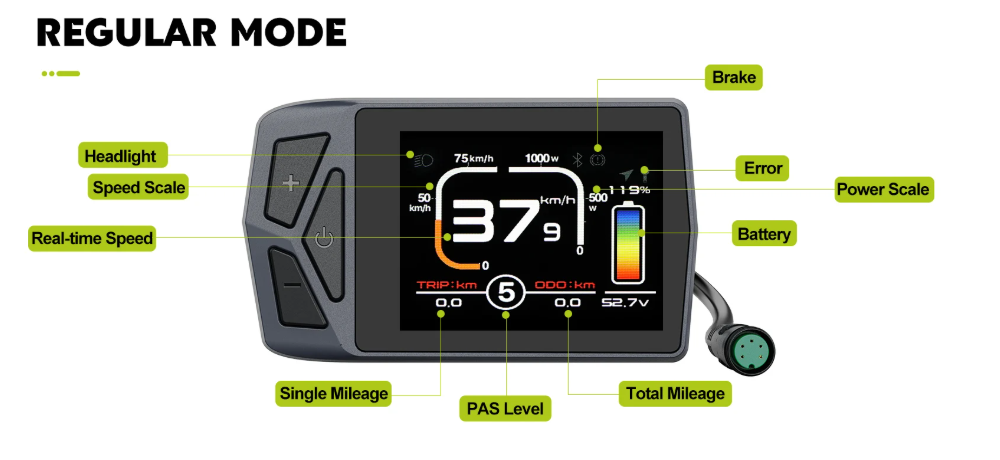 1000W CAN BBSHD 48V / 52V Bafang Mid Drive 68mm
