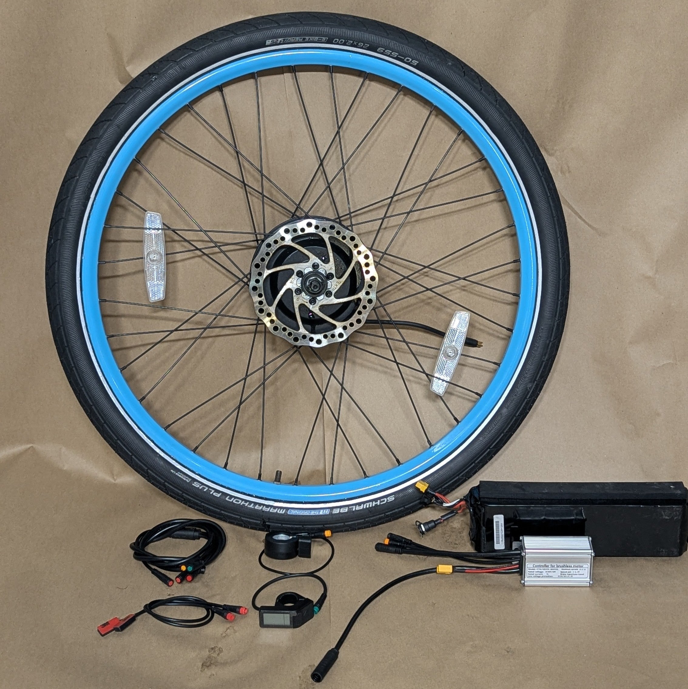 【高品質】Bafang 36V 250-350W 変換キット Bafang 350W Front Wheel Conversion Kit – AffordableEbikes.ca