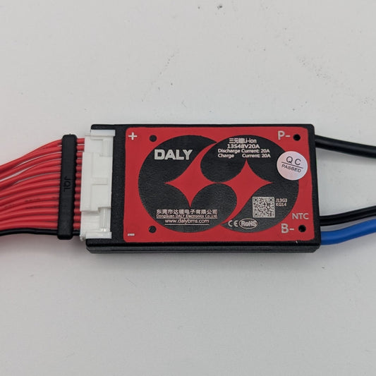 13S 20A - 48V BMS Battery Management System w Temp Probe