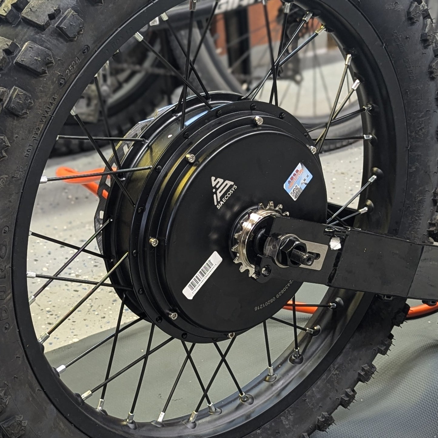 QS205 V3TI 4T High Power Hub Motor, Wide Dropout