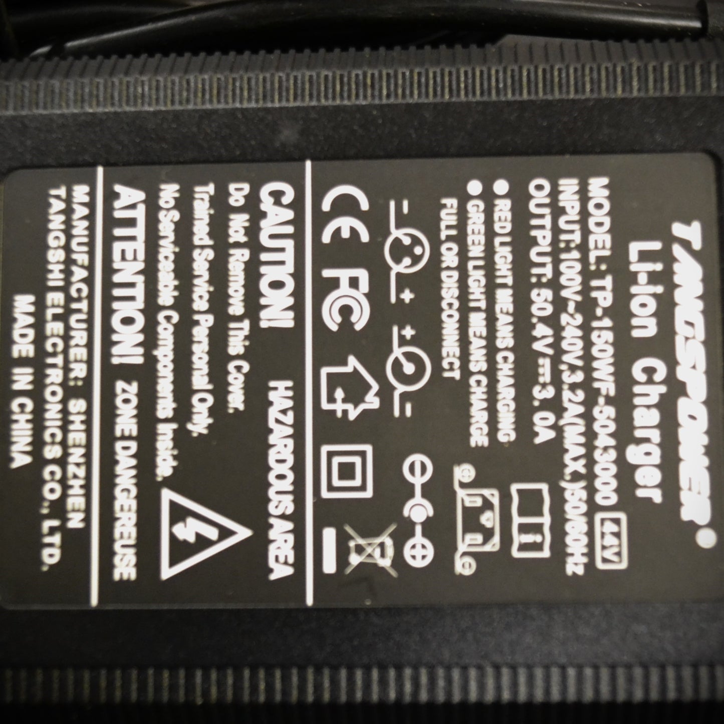 Charger - 12S (50.4V) 3 Amp - Lithium Ion