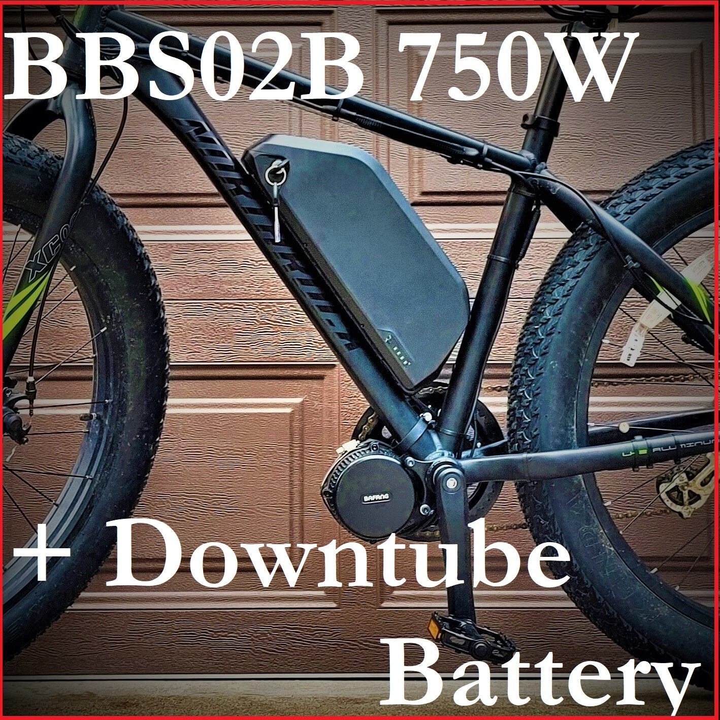 Kit complet Bafang BBS02 Batterie 48V 750W W - 68mm BB (Taille Standard)