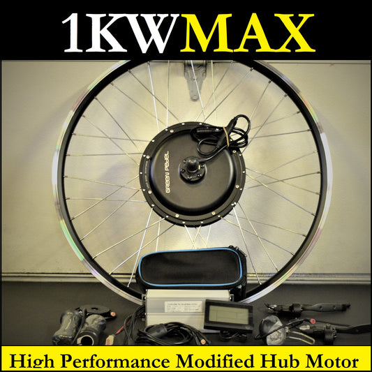 1KW-MAX Hub Motor Kit - High Performance Hub Motor Package