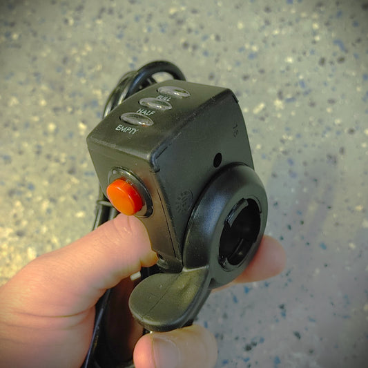 Thumb Throttle - 36V Indicator + Switch - All-in-one