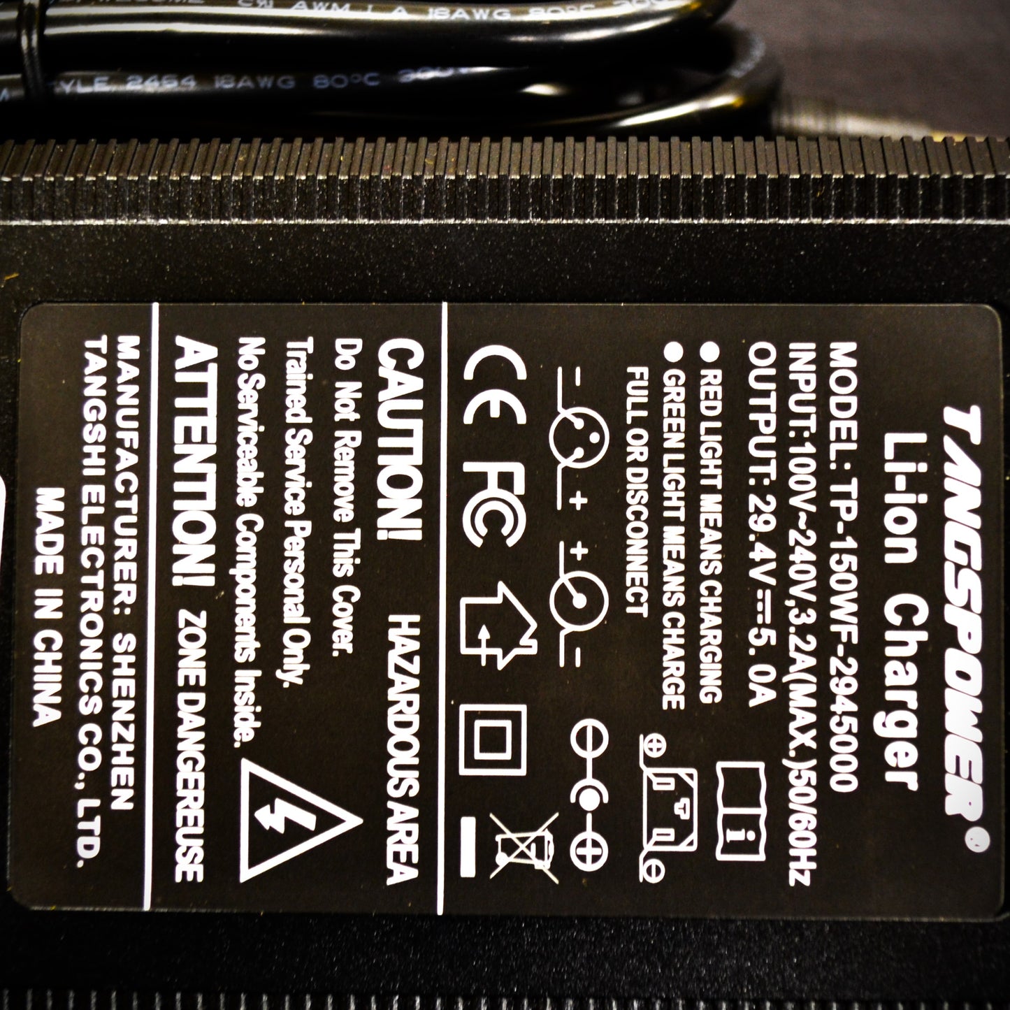 Chargeur - 24V (7s) 5 Ampères - Lithium Ion