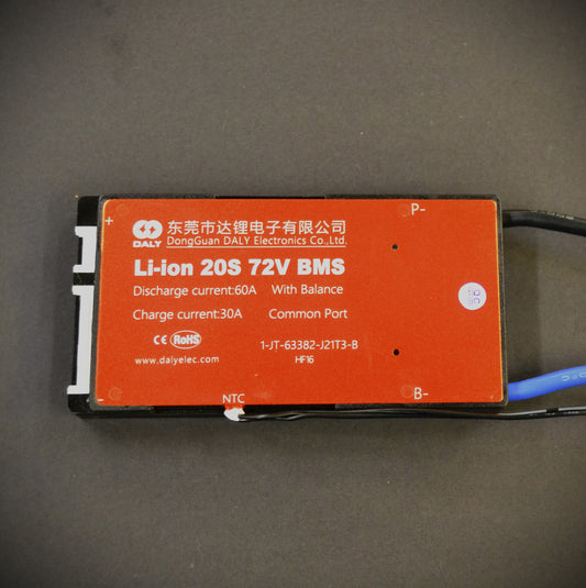20S 60A - 72V BMS DALY w Temp Probe