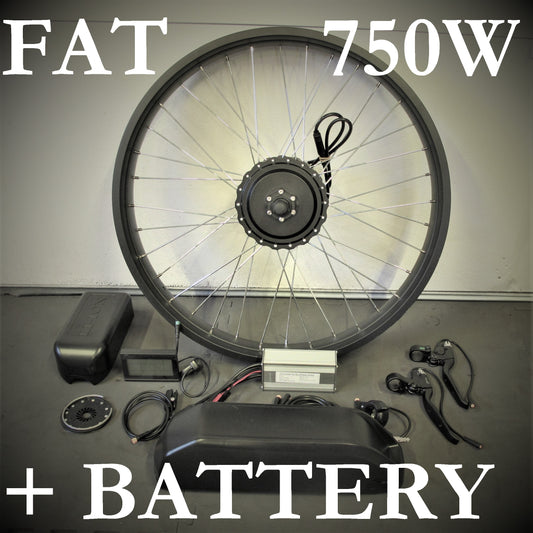 FAT 750W ARRIÈRE + BATTERIE - COUPLE ÉLEVÉ